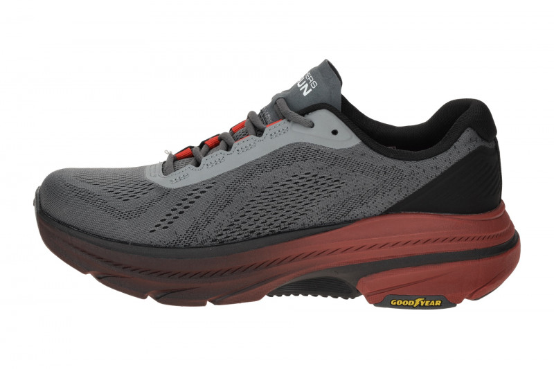 Skechers MAX CUSHIONING Schuhe grau rot Arch Fit 220581