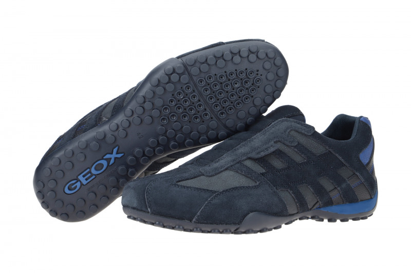 Geox Snake Schuhe Slipper blau U4207L