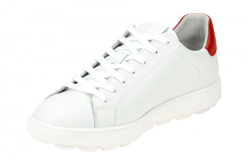 Geox Spherica Sneaker Schuhe weiß rot U45GPA