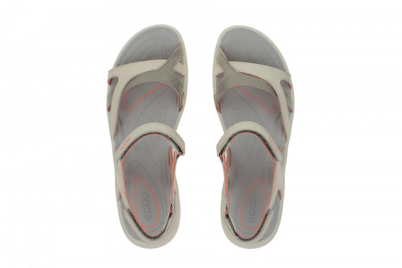 Ecco Cruise Sandale weiß orange 84160359902