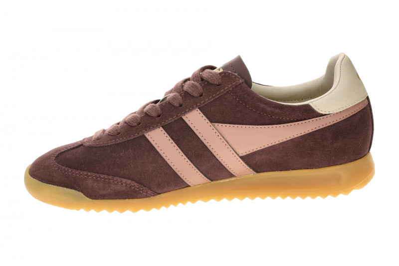 Gola Torpedo Damen Sneakers Schuhe lila braun Velour CLB761