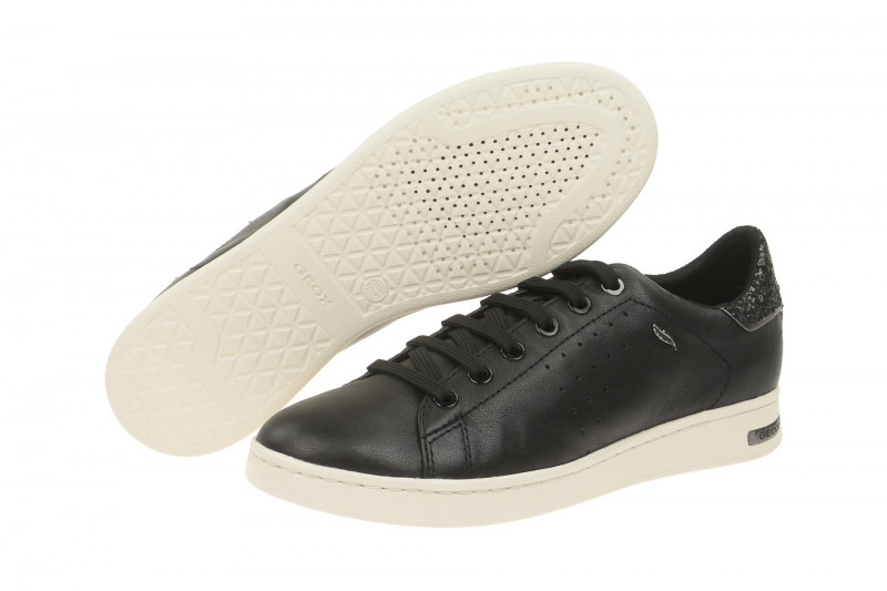 Geox Jaysen Schuhe schwarz Glitter D621BA