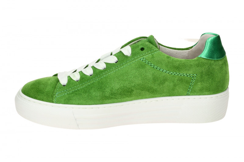 Gabor Comfort Schuhe grün Plateau Sneakers 66.460.44