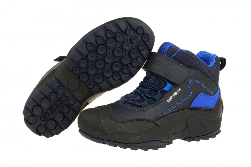 Geox Respira Jungen Stiefel Savage ABX in blau Allwetter Boots