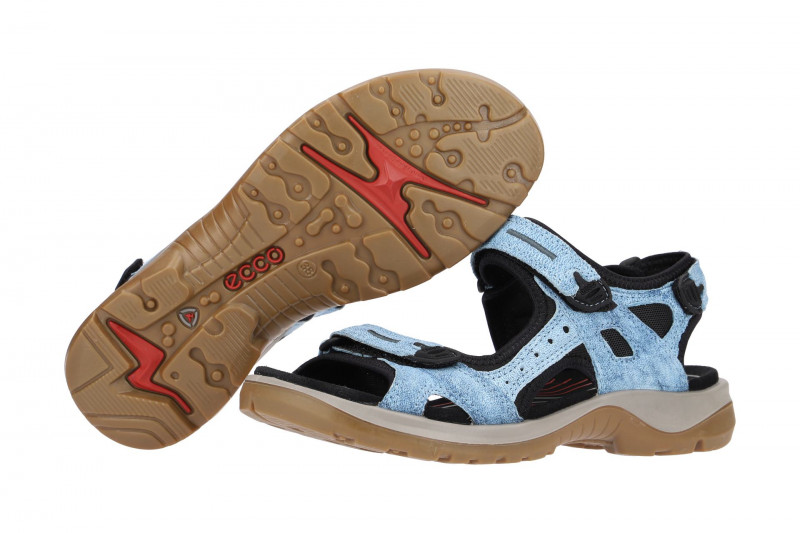 Ecco Offroad Damen Sandale hellblau indigo