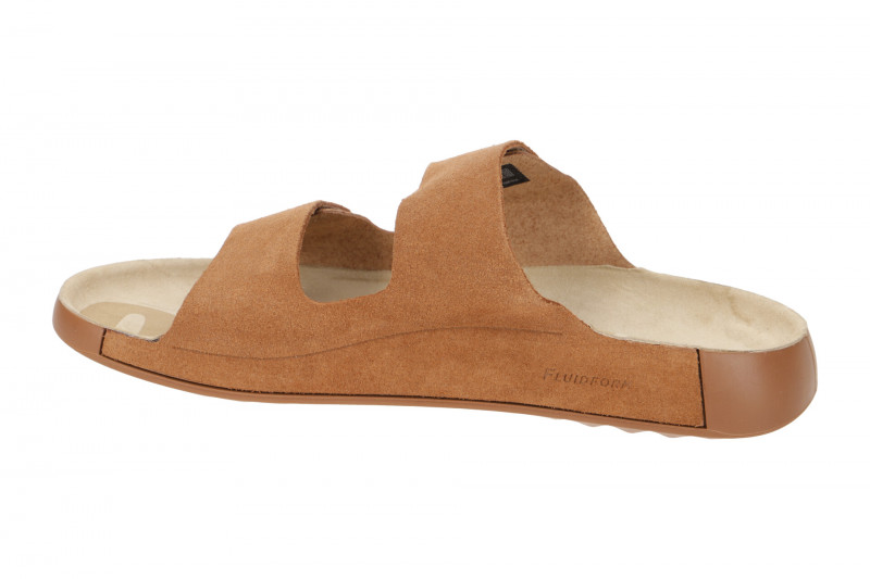 Ecco Cozmo Herren Pantolette braun cashmere Klett 500904