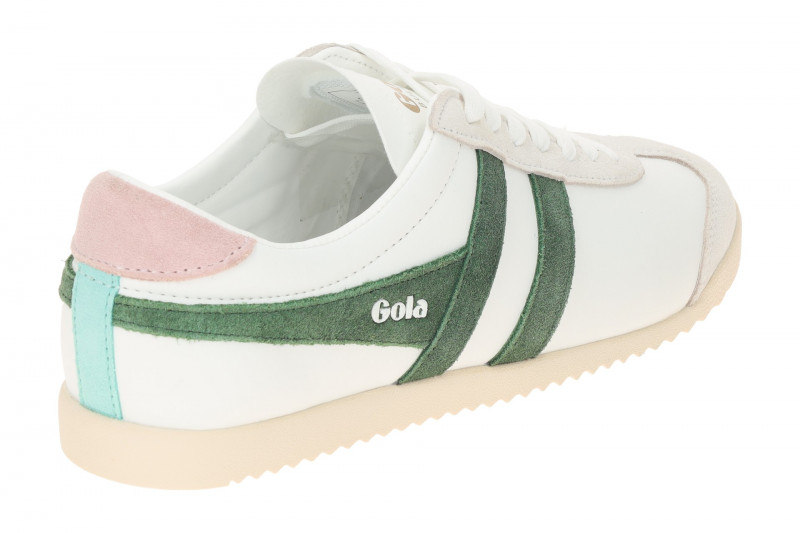 Gola Bullet Pure Damen Sneakers Schuhe weiß grün CLA366