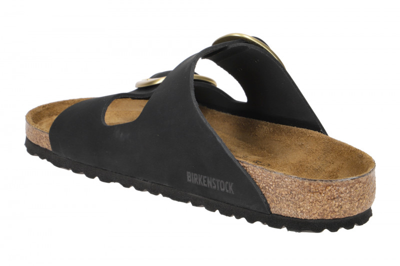 Birkenstock Arizona Big Buckle Pantolette schwarz Normal-Weit 1023239