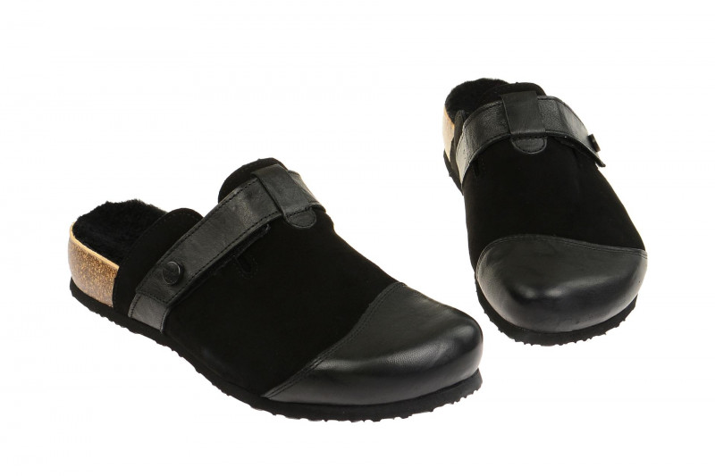 Think Julia Clogs schwarz Pantolette 7-87349-09