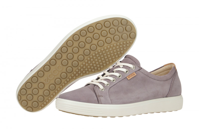 Ecco Soft 7 Schuhe lila weiß Damen