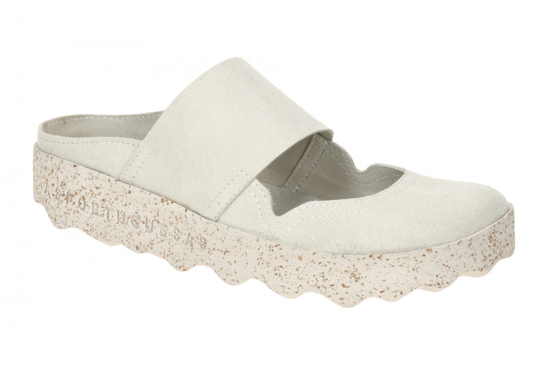 Asportuguesas Cana Pantoletten Damen grau offwhite Clogs