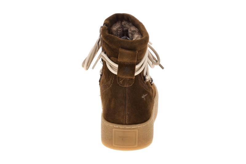Tamaris Winter Stiefelette Plateau Boots braun Velour 26803