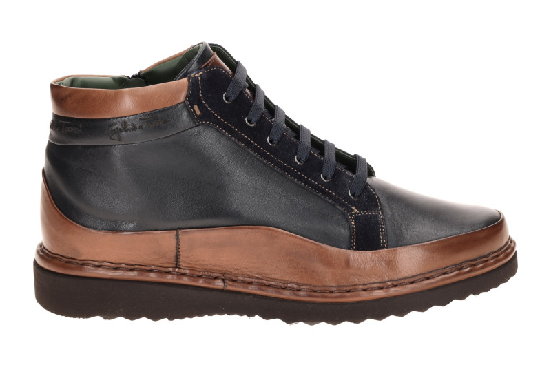 Galizio Torresi Stiefelette blau navy braun 620448