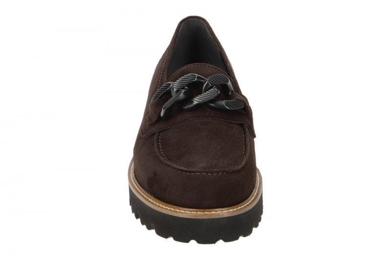 Gabor Fashion Schuhe Slipper braun Velour 75.240.38