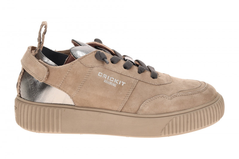 CRICKIT Paria Stretch Sneaker beige grau metallic