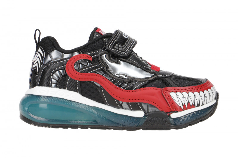 Geox BAYONYC Kinder Schuhe blau Spider-Man Venom J26FEC