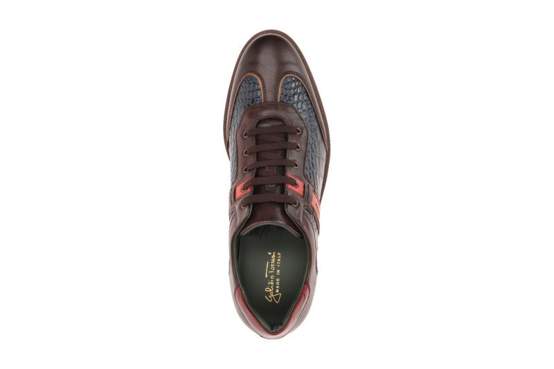 Galizio Torresi Schuhe braun moro Reptil 312938