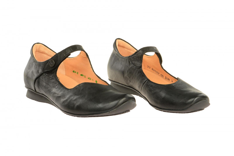 Think Chilli Slipper Schuhe schwarz 2-82107-00