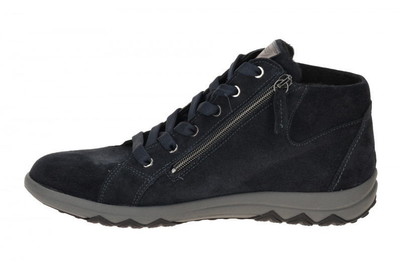 Waldläufer Teresa Stiefelette dunkelblau H-Weite dünn gefüttert 961801