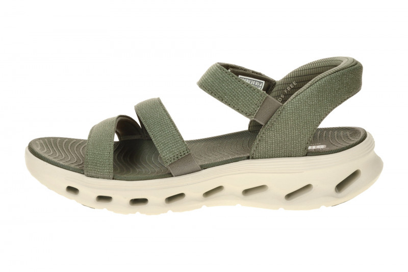 Skechers Sandalen Go Walk Gliede Step grün Slip-Ins 141269