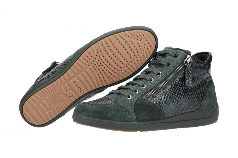 Geox Myria Schuhe grün Pyton-Print