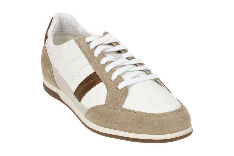 Geox Renan Schuhe Sneaker weiß braun U454GA