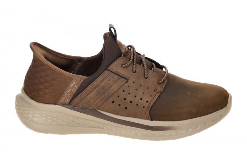 Skechers Slade Slipper Schuhe braun Slip-Ins 210828