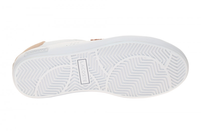 Lacoste Powercourt Schuhe Sneakers weiß Kupfer Damen