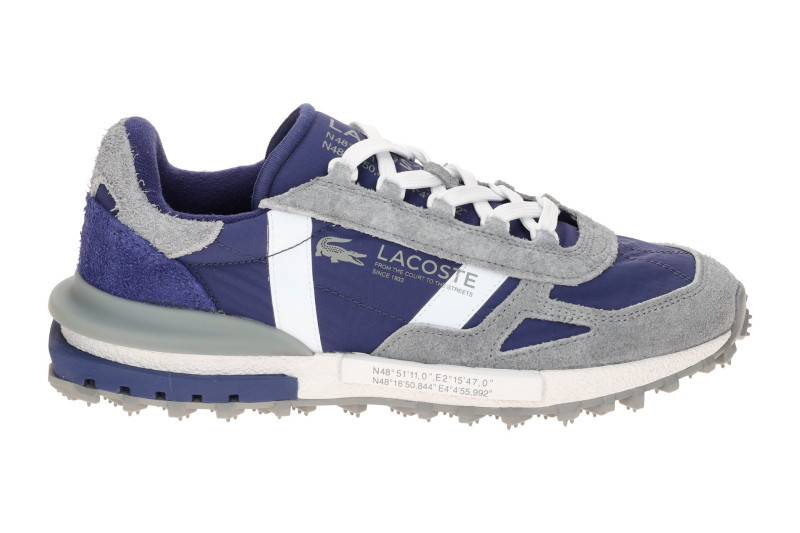 Lacoste Elite Active Sneakers Schuhe blau grau