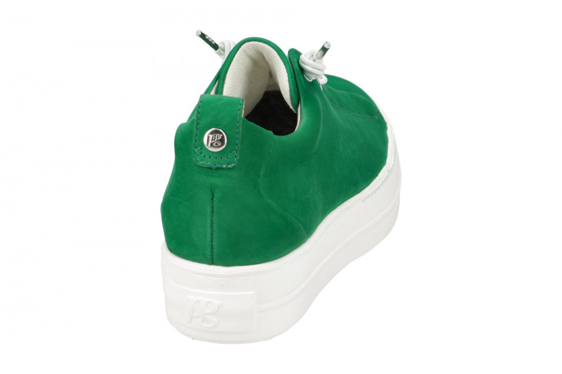 Paul Green Sneaker Plateau Schuhe grün Nubuck 5017