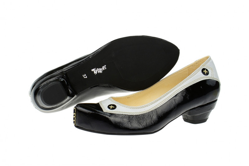 Tiggers Sun 3 - Pumps - schwarz weiß Lackleder