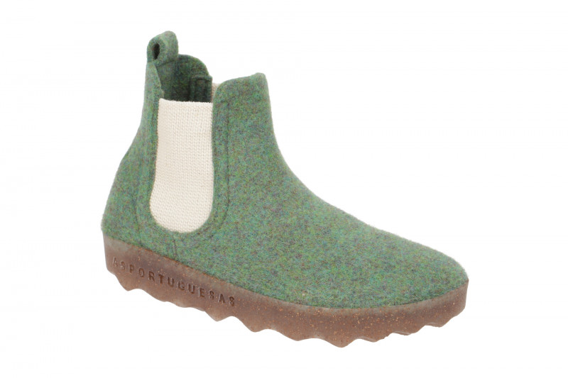 Asportuguesas Caia Chelsea Stiefelette grün Moos