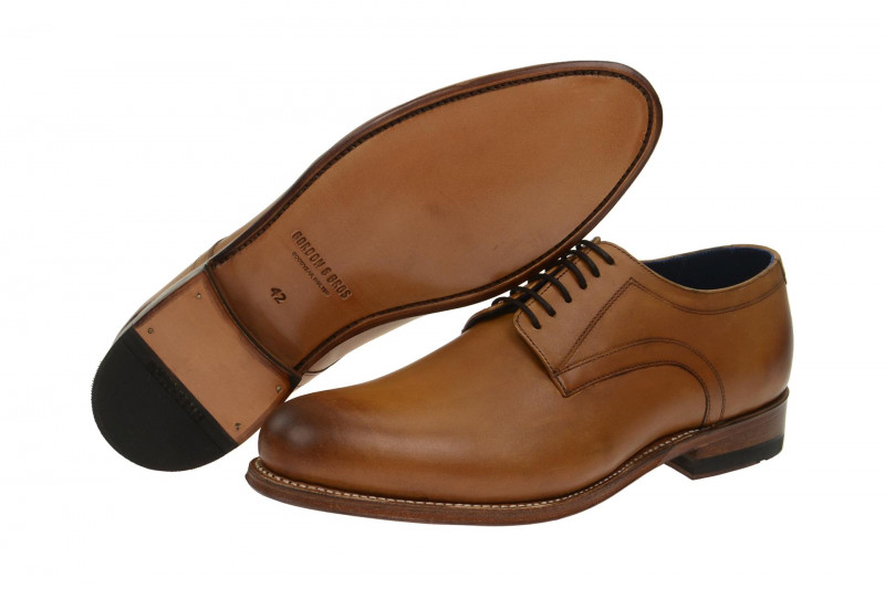 Gordon & Bros Schuhe Levet tan braun rahmengenäht 2320-B