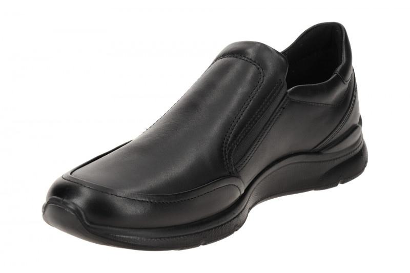 Ecco Irving Schuhe Slipper schwarz Glattleder