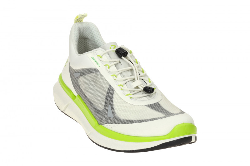 ecco Biom 2.2 Sneaker Schuhe weiß grün Gummizug 830874