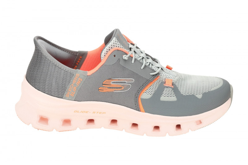 Skechers Glide Step Schuhe grau Damen SLIP INS 150420
