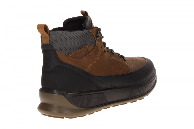 Ecco Byway Stiefelette braun schwarz Nubuck Waterproof 522864