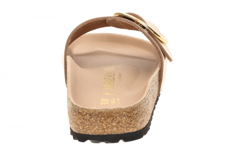 Birkenstock Madrid Big Buckle Pantolette rosa Lack SCHMAL 1031823