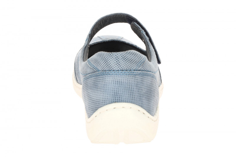 Waldläufer Henni Mary-Jane Schuhe blau sky H-Weite Punkte 496302