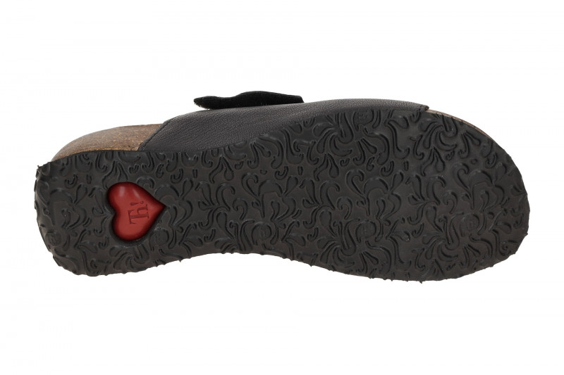 Think Mizzi Pantoletten schwarz Katze 1172