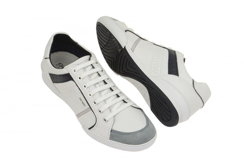 Geox Respira Kristof A Sneakers in weiß Herren Halbschuhe
