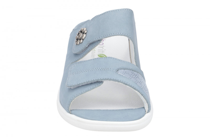 Waldläufer Kara Pantolette blau Orthotritt 684K50