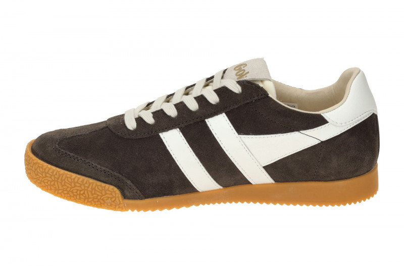 Gola Elan Schuhe Sneakers braun weiß Damen CLB538