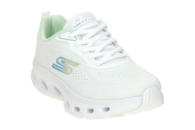 Skechers Go Walk Gliede Step Schuhe weiß grün 125145