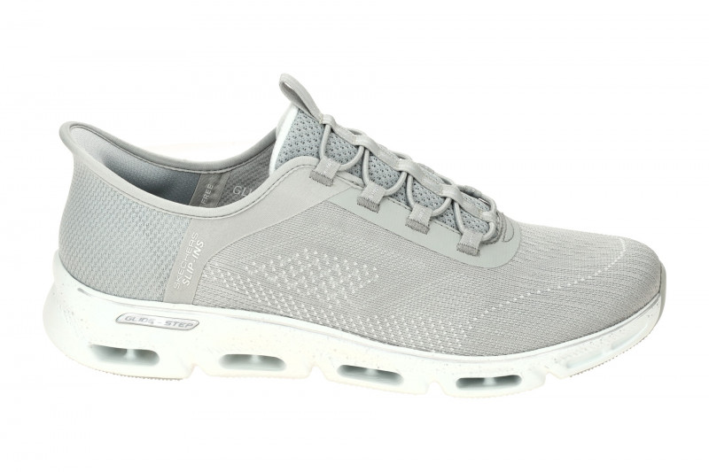 Skechers Glide Step Schuhe Sneakers grau SLIP-INS 104610