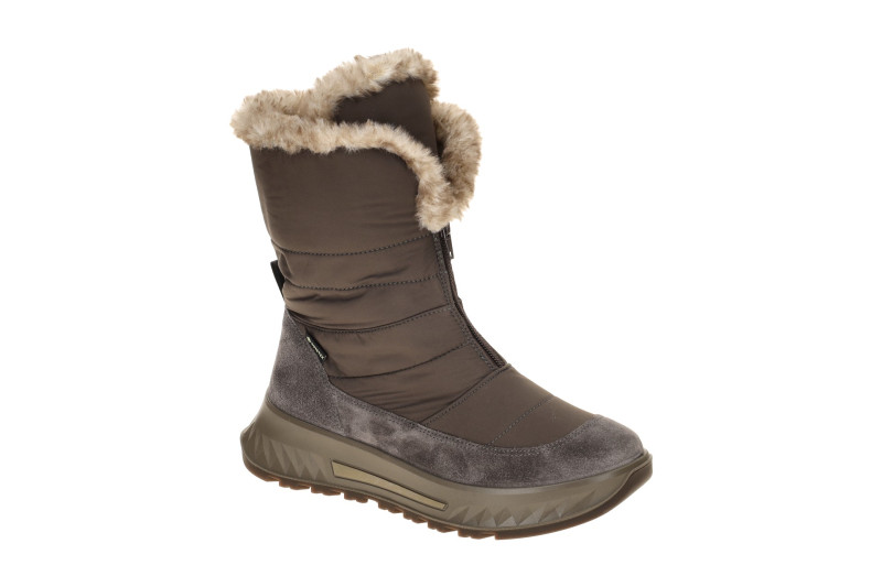 ARA St. Moritz Winter Stiefel braun grau GORE-TEX H-Weite