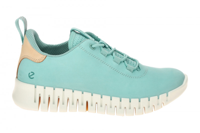 Ecco Gruuv Schuhe türkis blau Damen Sneakers 218203