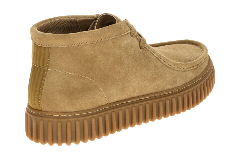 Clarks Torhill Hi Schuhe beige sand Velour 26173663