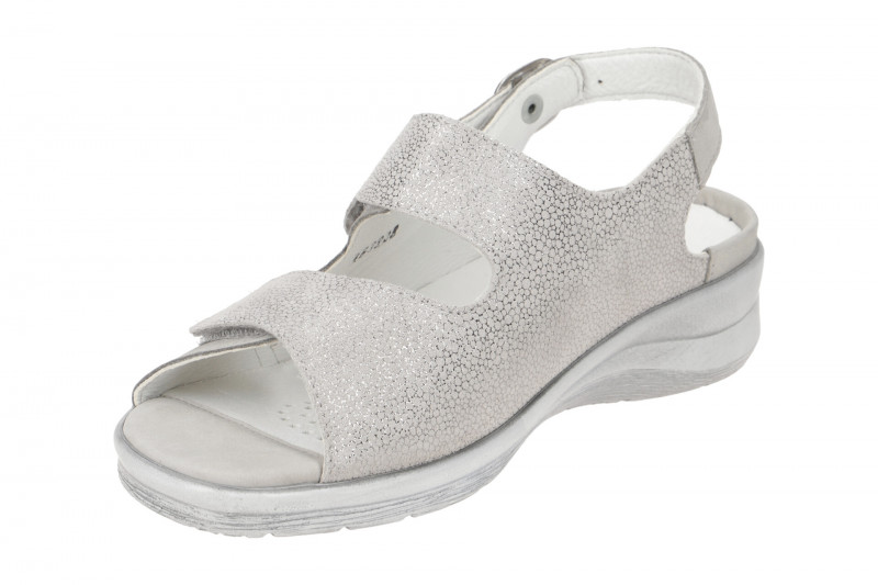Waldläufer Merle Sandale grau silber M-Weite