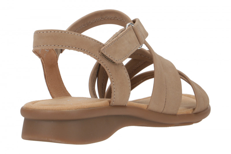 Gabor comfort Sandale grau braun Nubuck 66.066.31